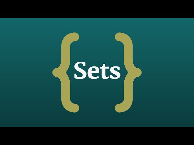 Introduction to sets || Set theory Overview - Part 1