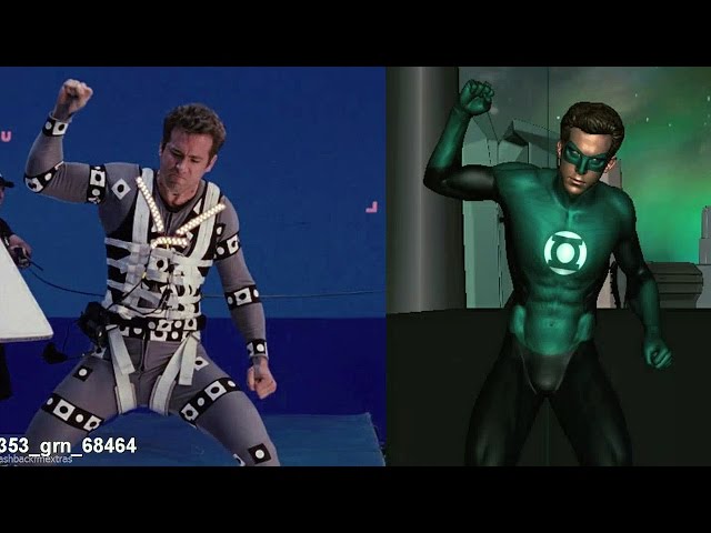 Animated Skinsuit 'Green Lantern' Behind The Scenes [+Subtitles]