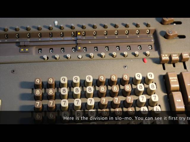 Divide by Zero on the Friden STW10 Mechanical Calculator