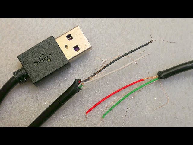Broken USB cable repair