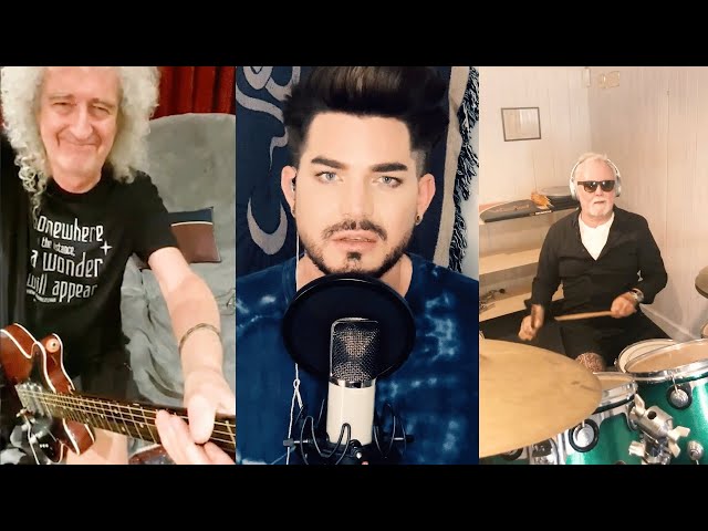 Queen + Adam Lambert - 'You Are The Champions' (New Lockdown version! Recorded on mobile phones!)