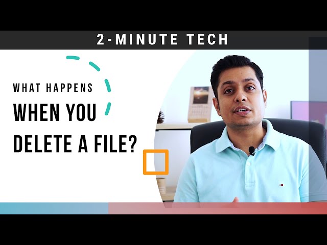 2-Minute Tech: What Happens When You Delete A File? | Where Do The Deleted Photos and Files Go?