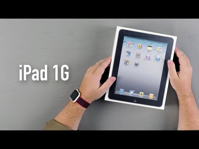 Распаковка iPad 1G 2010 - последнего продукта Стива Джобса. iPad - 10 лет!