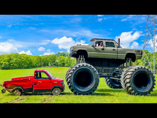 Worlds Smallest Truck vs Worlds Largest Truck