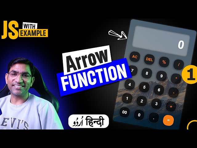 Arrow Function in JavaScript with Examples Calculator Part 1
