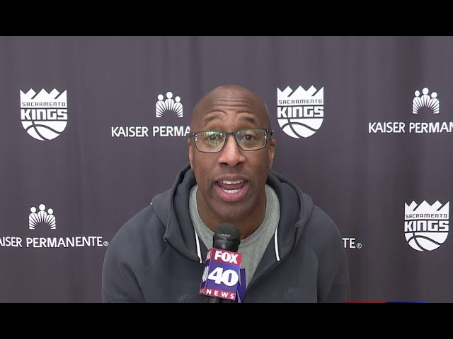 Sacramento Kings coach Mike Brown says 'it's all about FOX40 News'