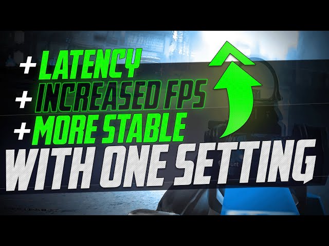 How to increase FPS, lower input latency on ANY GPU with ONE setting
