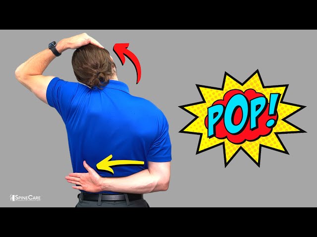 How to Self Pop Your WHOLE BACK for Instant Pain Relief