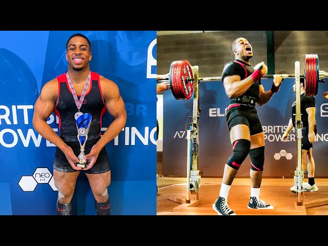Nathaniel Massiah - 2nd Place British University Championships 2022 | 730kg Powerlifting Total