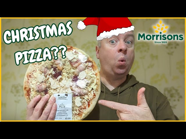 Morrison's CHRISTMAS DINNER PIZZA !! Greeno’s Taste Test and Honest Review.