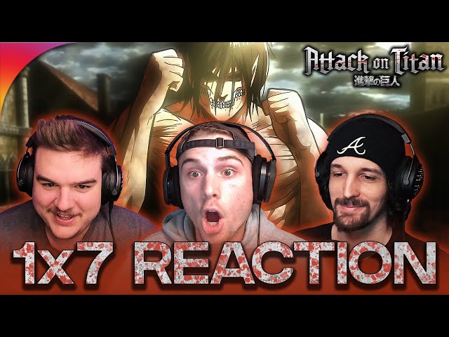 Attack On Titan 1x7 Reaction!! "Small Blade: The Struggle for Trost (Part 3)"