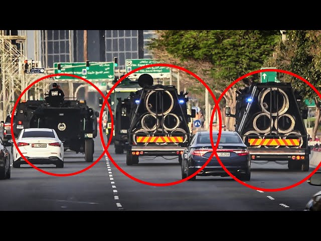 BIGGEST POLICE ESCORT IN THE WORLD WITH OVER 1000+ POLICE CARS, TRUCKS & ROCKETSHIPS!!!