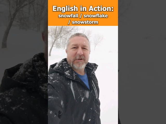 English in Action: Snowfall, Snowflake, Snowstorm