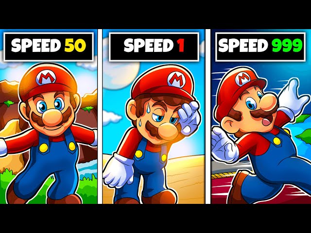 Super Mario Odyssey BUT Moons Randomize Speed!