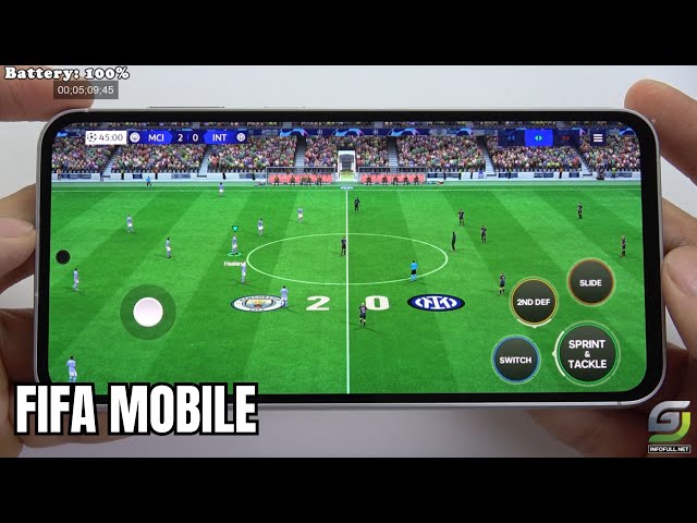 Samsung Galaxy S23 FE test game EA SPORTS FC MOBILE 24