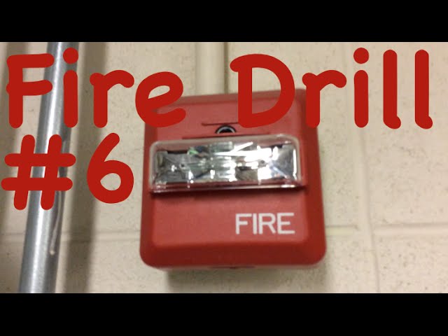 School Fire Drill #6 Pulling the Art Hallway Pull Station