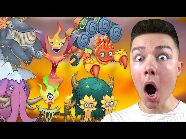 FIRE EXPANSION! Fire Quints & Quads On MAGICAL ISLANDS! (My Singing Monsters)