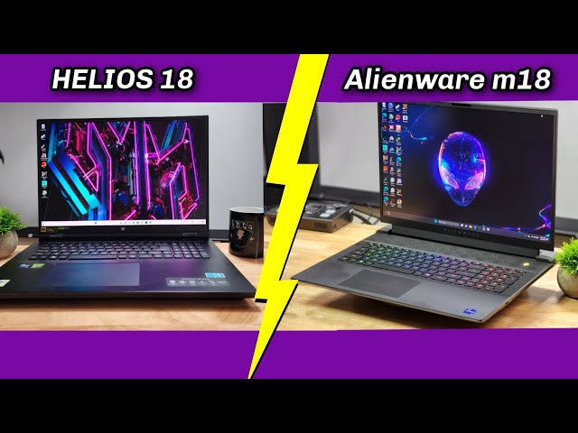 Best 18" Gaming Laptop 2023 - Alienware m18 vs Acer Predator Helios 18