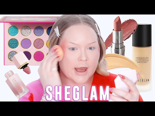 Trying A Full Face of #SHEGLAM Makeup! | NikkieTutorials