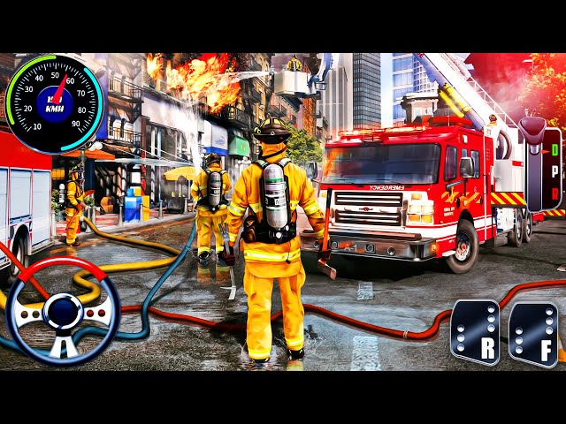 911 Emergency Fire Truck Rescue Driver - Real Heroes: I'm Fireman Simulator 3D - Android GamePlay