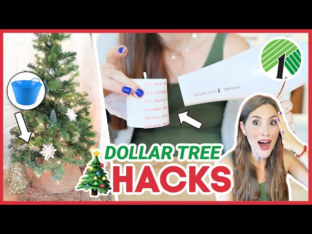DOLLAR TREE CHRISTMAS HACKS 🤯 That Will Blow Your Mind