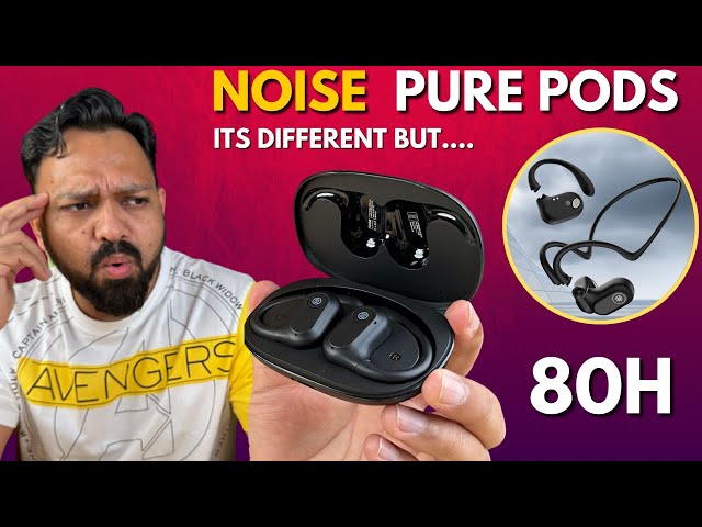 Noise pure pods Open Ear Earbuds | Best Air Conduction Earphones | Best open ear earbuds 2024