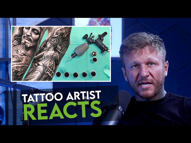 Tattoo Artist Reacts - Lil B Tattoo Timelapse - Full Sleeve