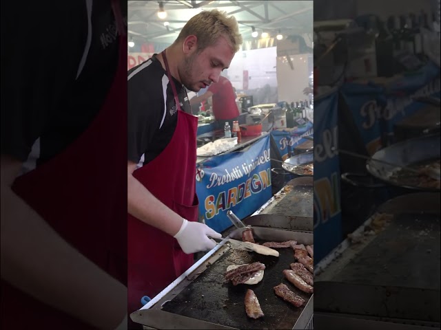 Beef Burgers and Snails, Odd and Good Street Food from Sardinia, Italy