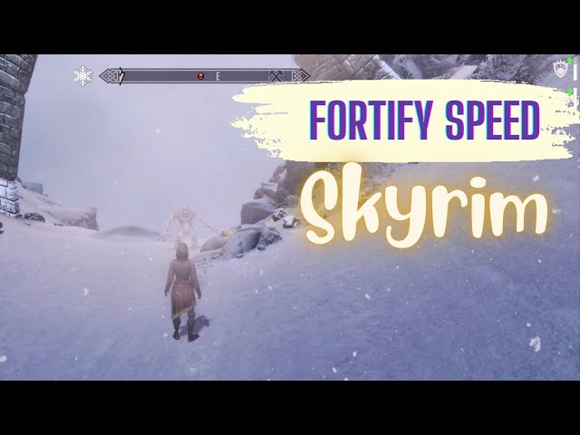 Morrowind’s “Fortify Speed” now in Skyrim! | Mod Showcase