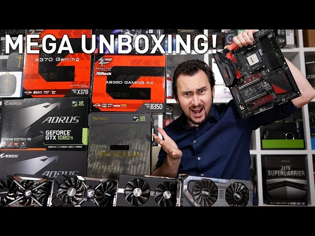 Unboxing Boxes #25: Mega Unboxing: RX 580's, GTX 1080 Ti's, AM4 Motherboards & more!