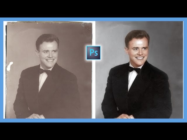 How to Repair and Colorize Old Photos (Adobe Photoshop CC Tutorial)