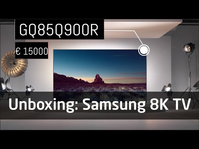Unboxing: Samsung Q900R 85 Zoll 8K TV