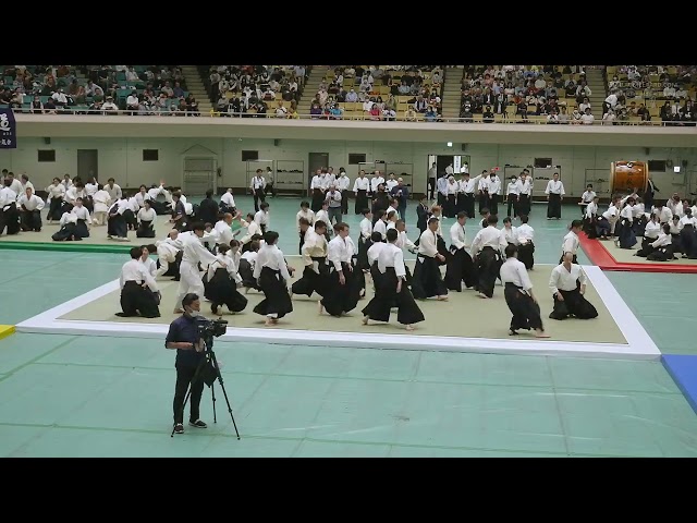 [HOMBU DOJO ENBU] Mitsuteru UESHIBA - 60th All Japan Aikido Demonstration