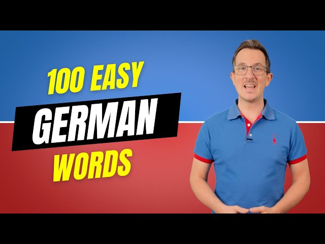 100 German Words for Beginners | Easy German Lesson