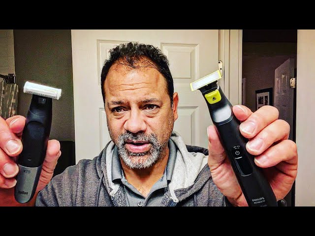 One Blade Face PRO  vs Braun XT5  &  King C. Gillette's Style Master PRO — average guy tested