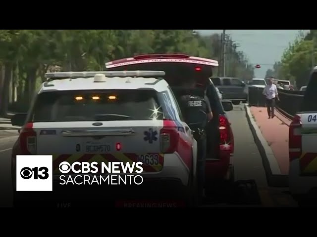 Heavy police presence outside Central California school