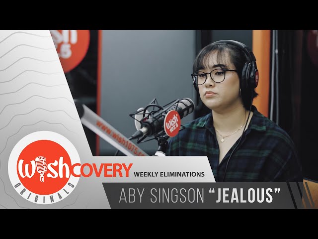 Aby Singson performs "Jealous" LIVE on Wish 107.5 Bus
