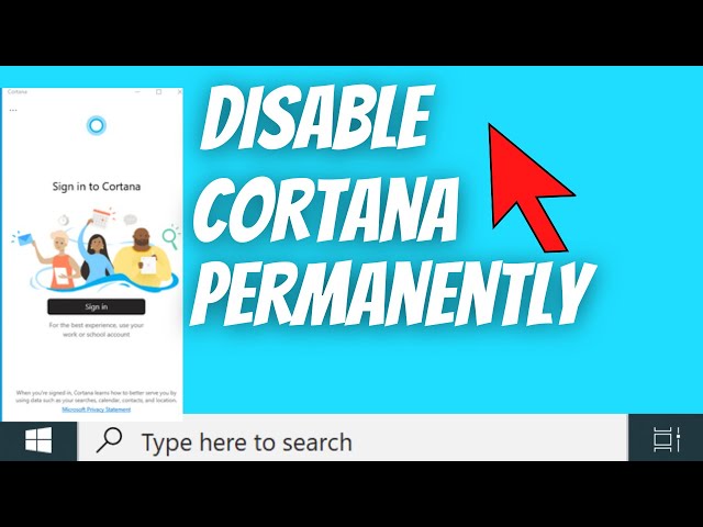 How To Disable Cortana Permanently in Windows 10 [EASY WAY]