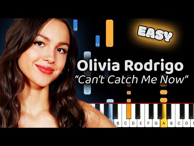 Learn To Play Can't Catch Me Now Olivia Rodrigo on Piano! (Easy)