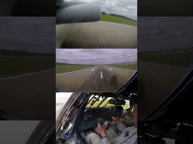 Super Cockpit Split-Screen of Ilyushin 76! #shorts