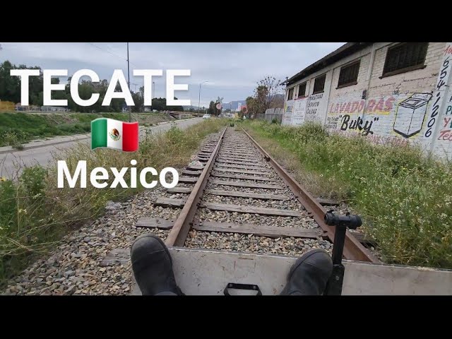 RAILCART en TECATE  MEXICO  Carrizo Gorge Railroad