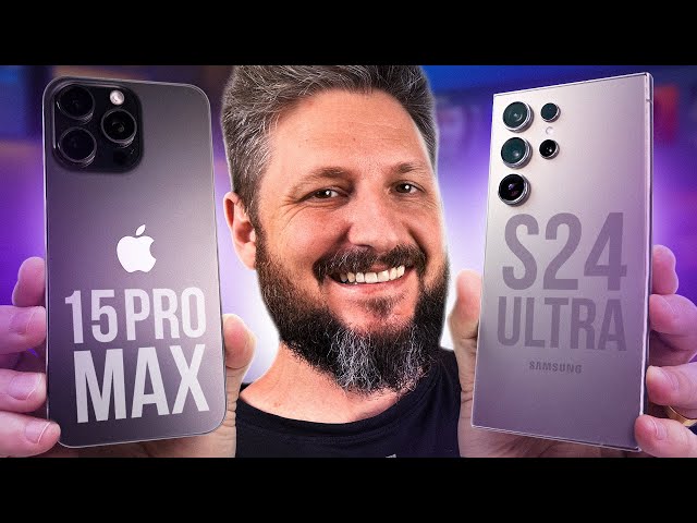 Comparativo Galaxy S24 Ultra vs iPhone 15 Pro Max: qual o melhor celular de 2024?