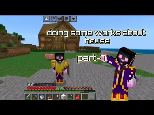 I made works about house in Minecraft #video @Arceus_gaming_143 #part-7