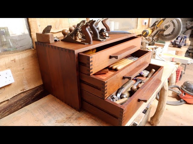 Handmade Box Joint Tool Cabinet From Free Reclaimed Wood
