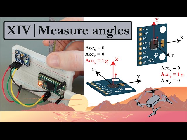 14 | Measure angles with the MPU6050 accelerometer
