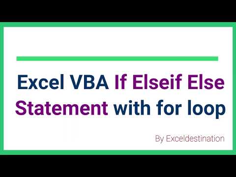Excel VBA IF Else Examples