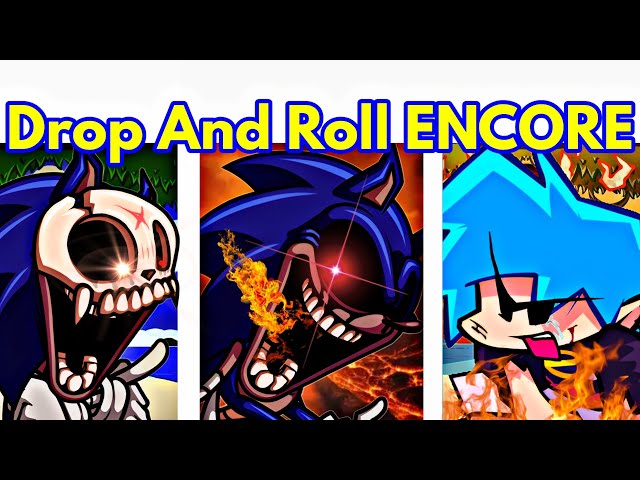 Friday Night Funkin' VS Sonic.EXE Drop And Roll / Sonic (FNF Mod/Hard/New Gameplay + Cutscene)