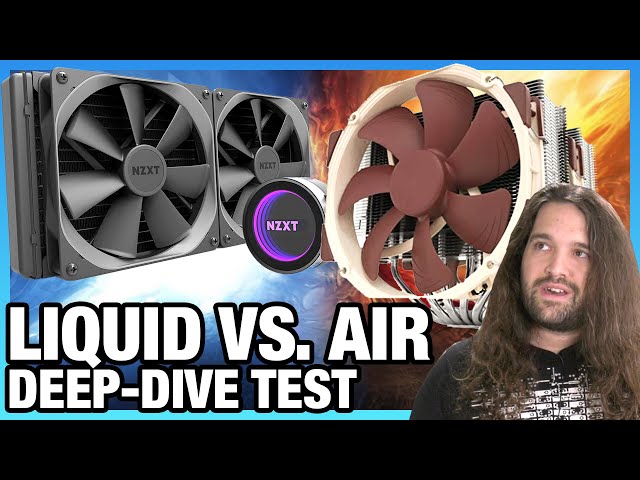 Liquid Cooling vs. Air Cooling Benchmark In-Depth (NH-D15, NZXT X62, & More)