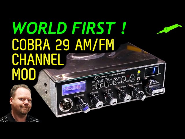 🔴 Cobra 29 Ltd AM/FM CB Channel Modification - Hardware Hacking - No.1227