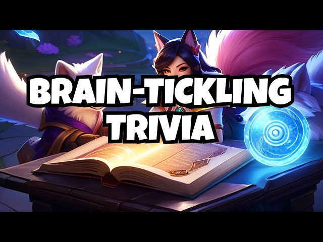 League of Quiz, League questions that tickle the brain.